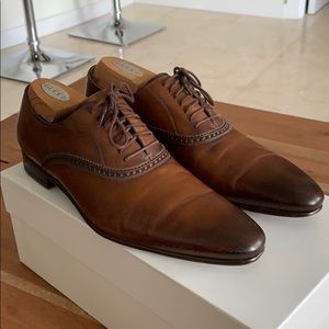 Gucci mens brown dress shoes
